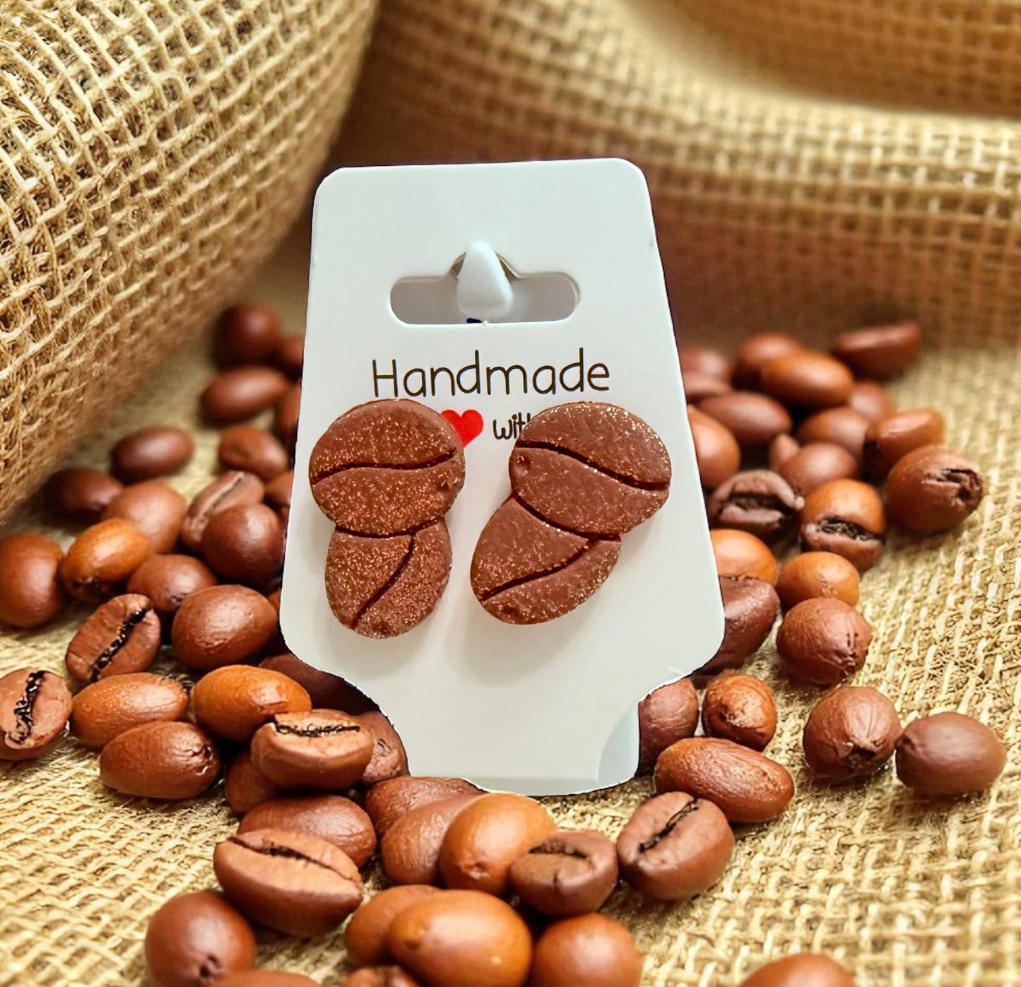 Coffee Bean Earring