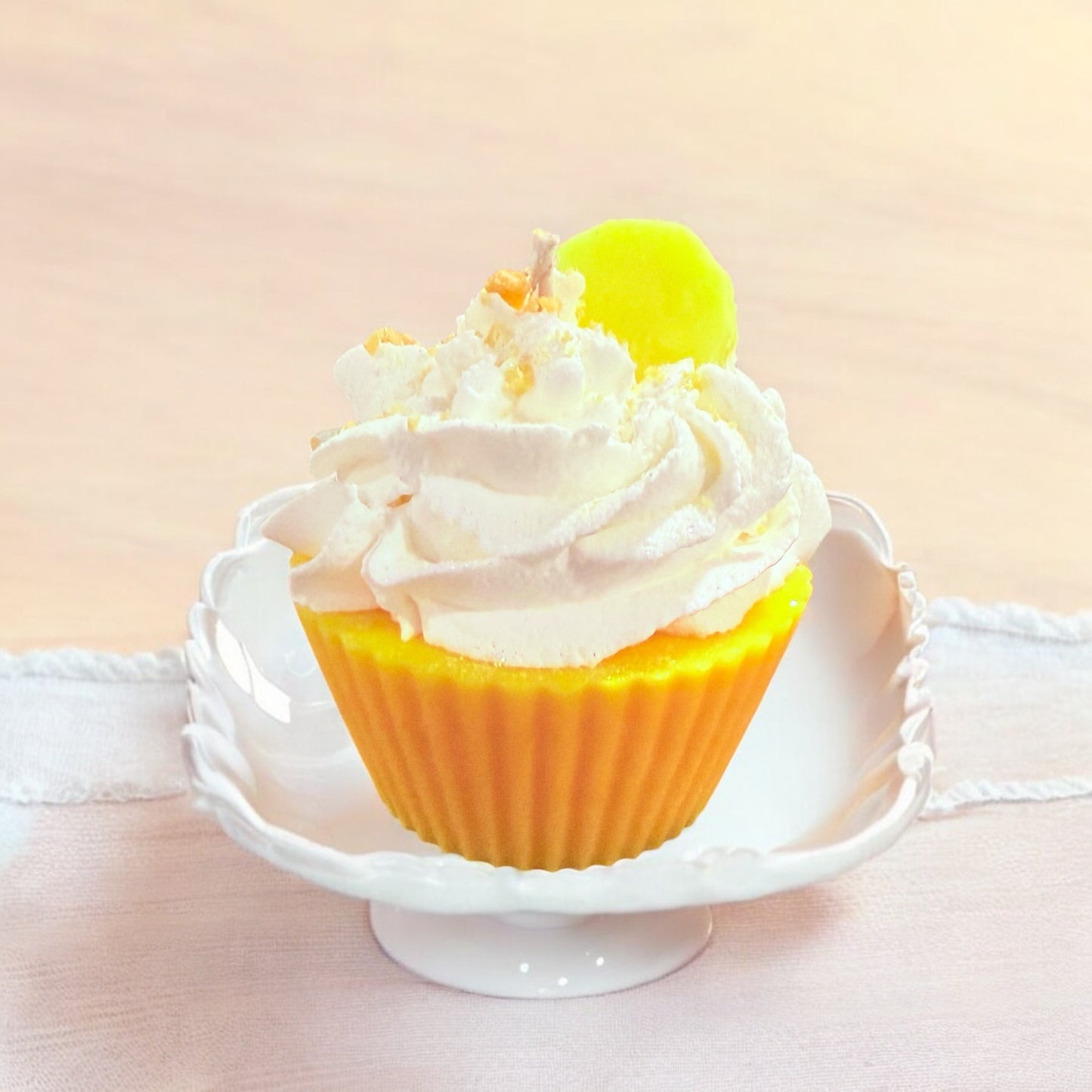Banana Cupcake Candle