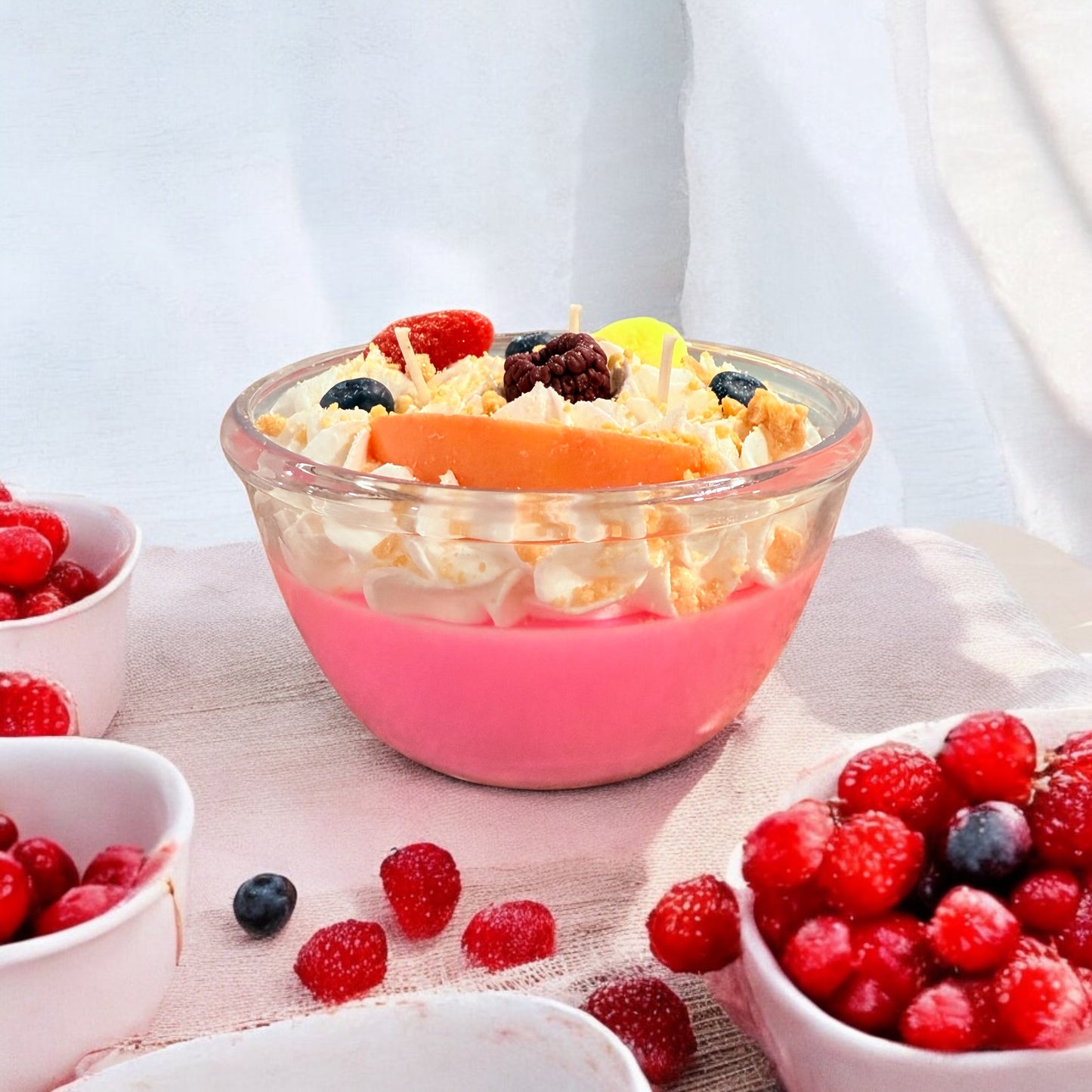 Whipped Dragon Fruit Bowl Candle
