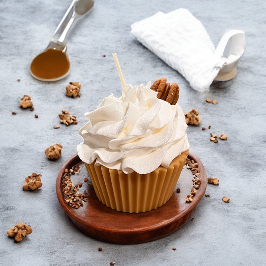 Caramel Pecan Cupcake Candle