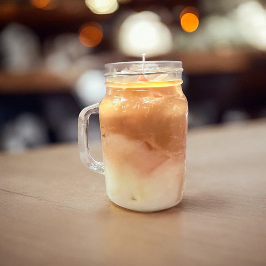 Iced French Vanilla Latte Candle