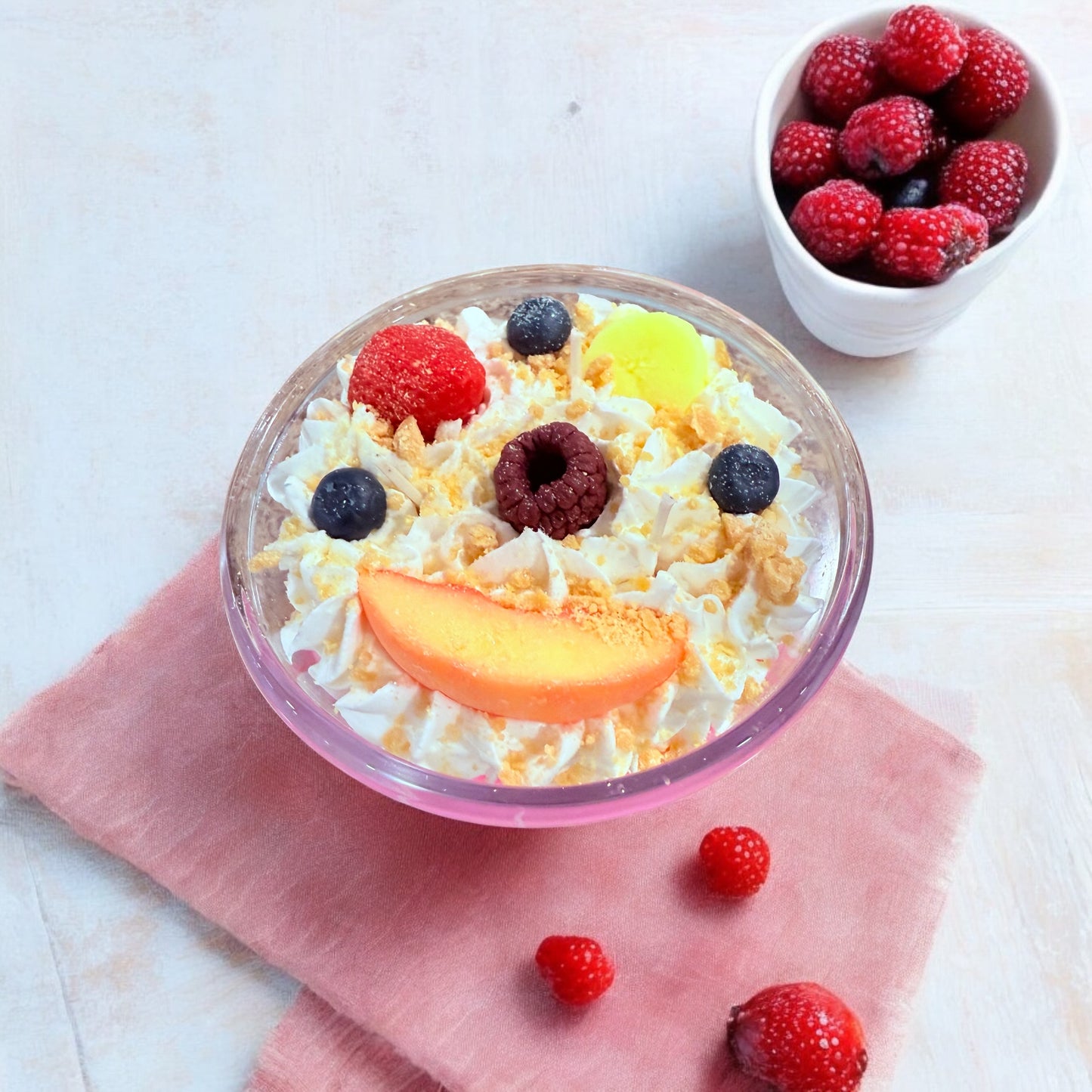 Whipped Dragon Fruit Bowl Candle