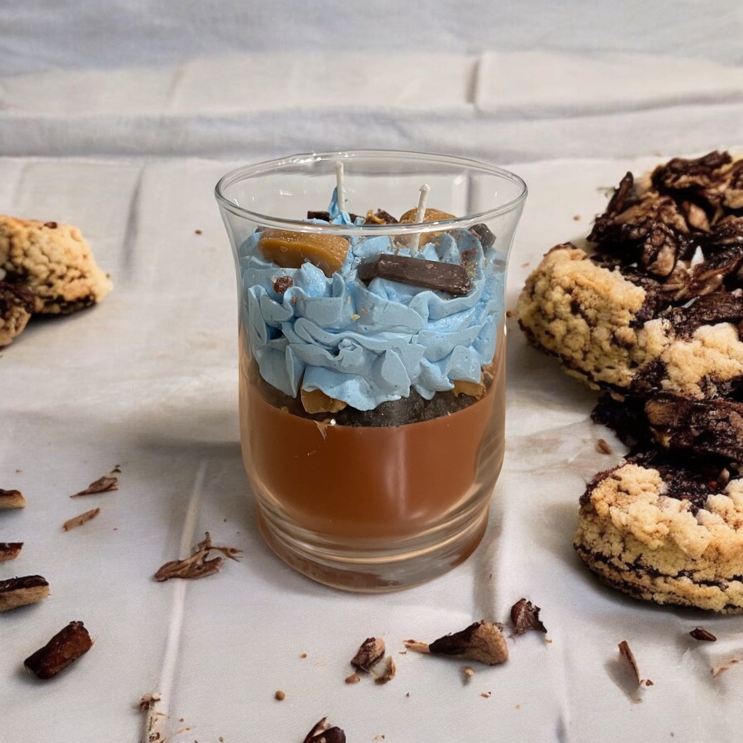 Cookie Monster Dessert Candle