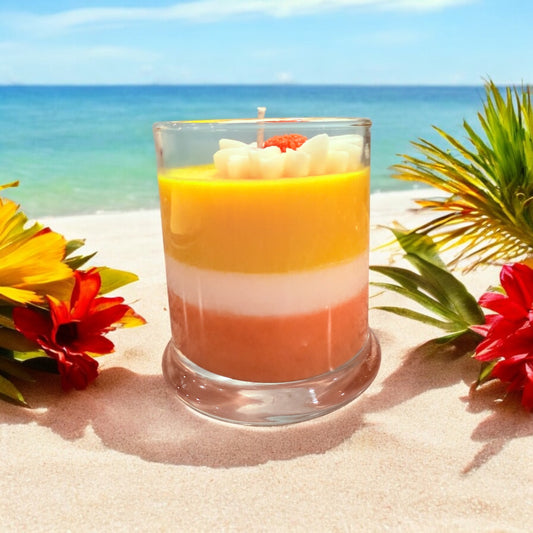 Sunflower Banana Candle