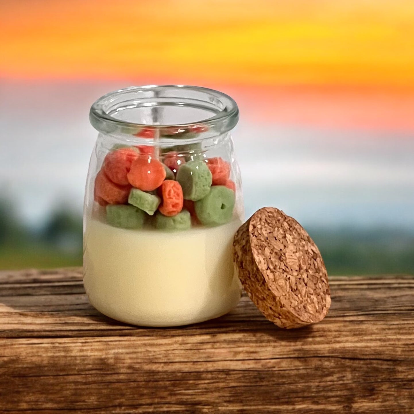 Apple Jack Cereal Milk Jug Candle