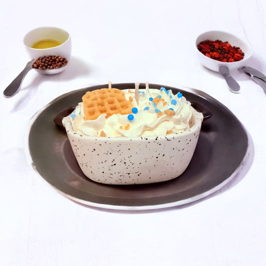 Blueberry Waffle Dish Candle