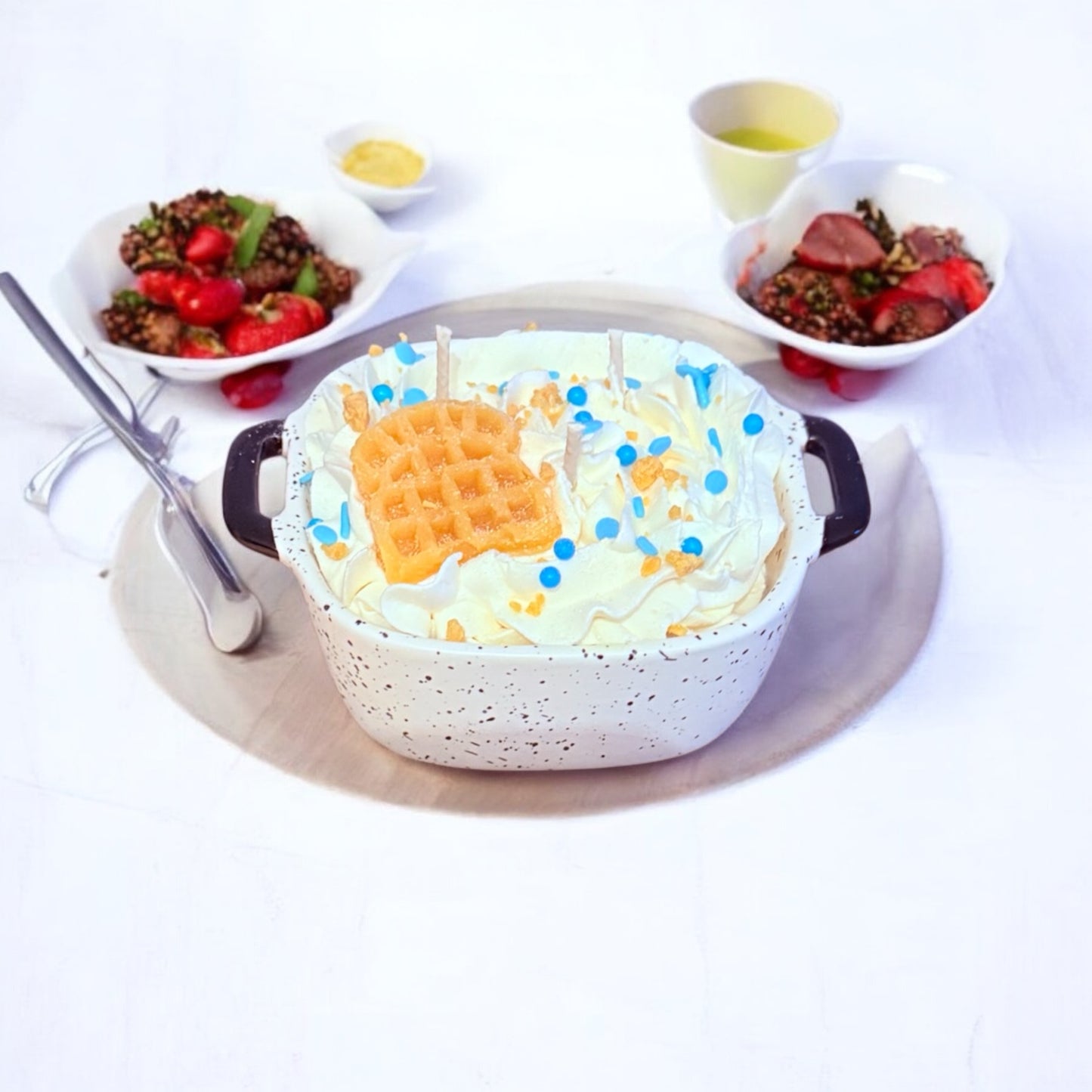 Blueberry Waffle Dish Candle