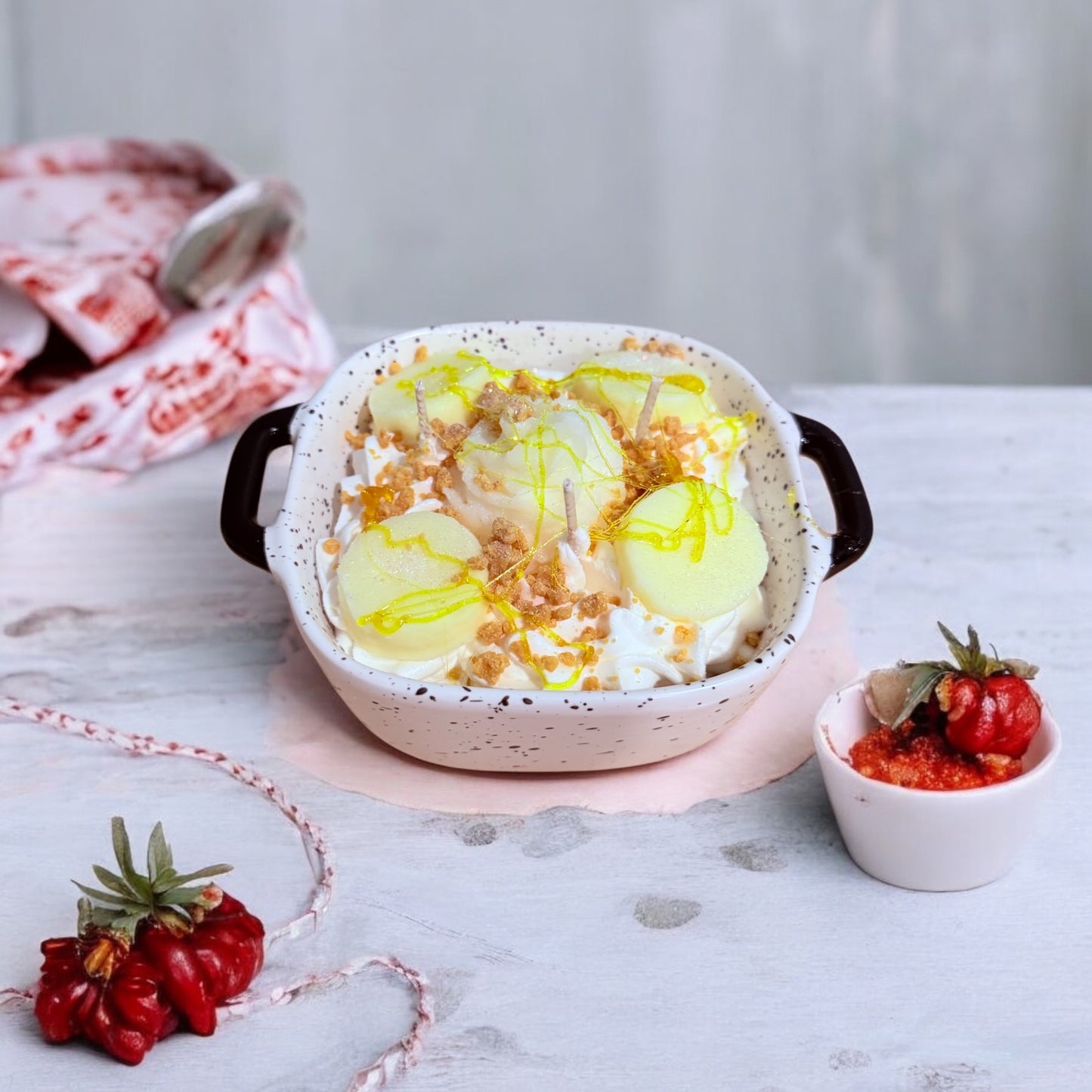 Banana Dish Candle